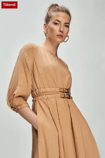 DOUBLE BELT DRESS